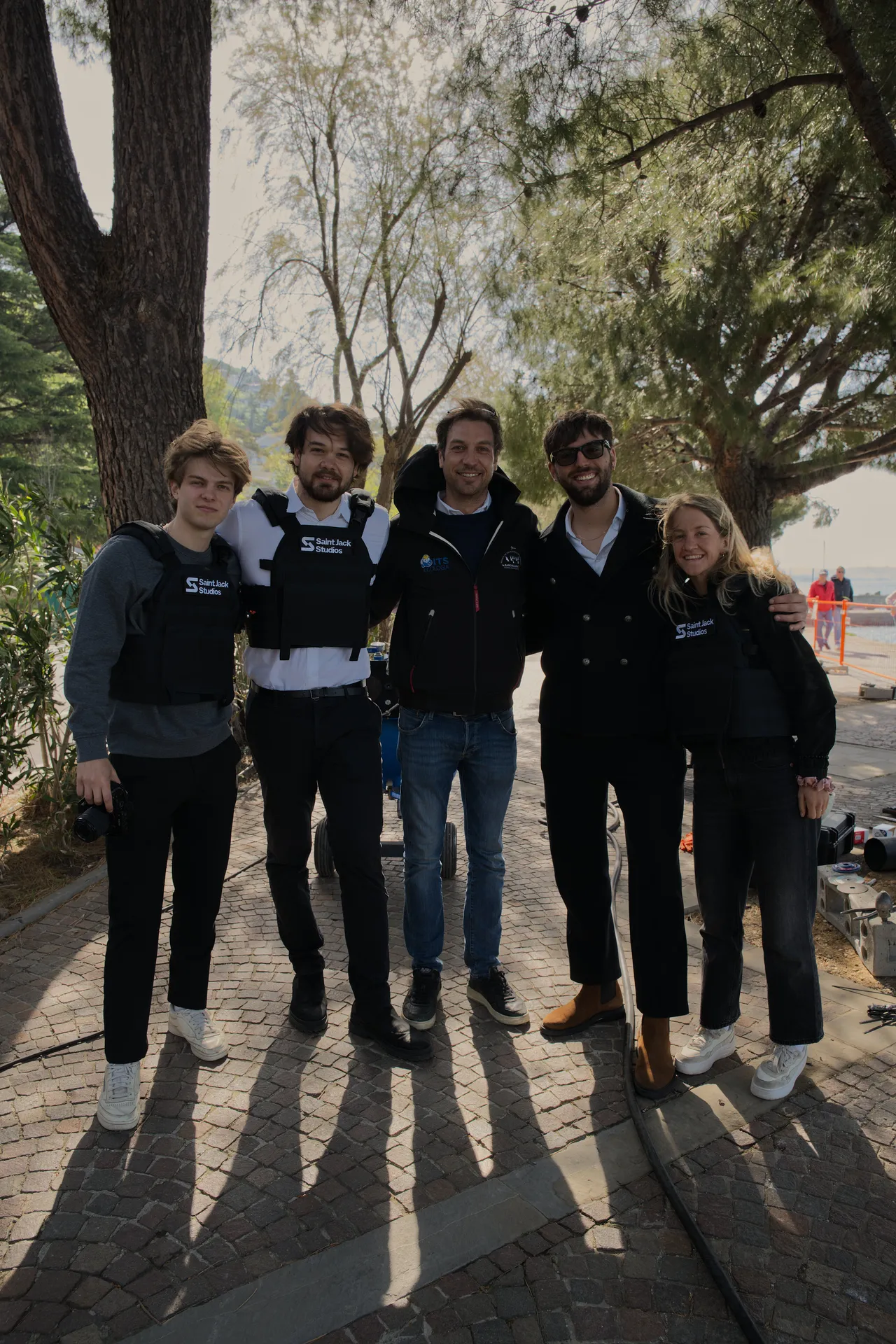 Team Saint Jack sul set